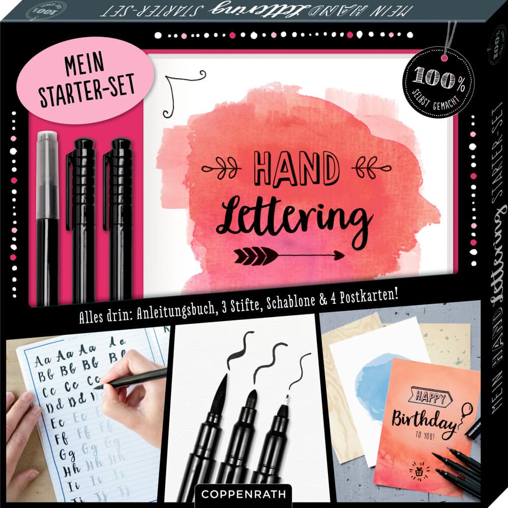 Coppenrath - 100% selbst gemacht - Mein Handlettering Starter-Set