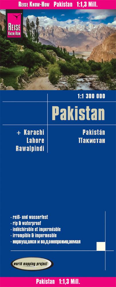 Reise Know-How Landkarte Pakistan (1:1.300.000)