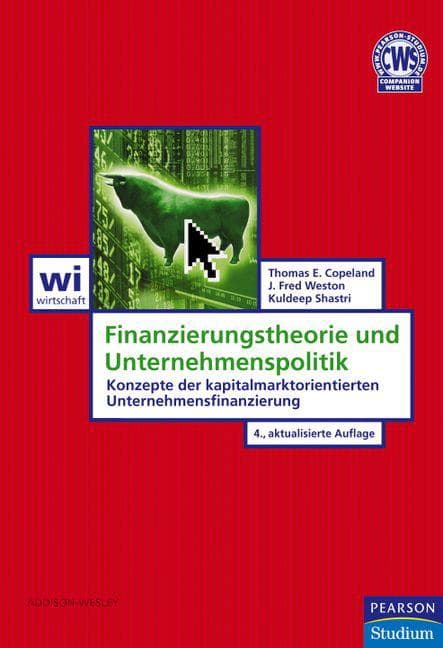 Finanzierungstheorie und Unternehmenspolitik