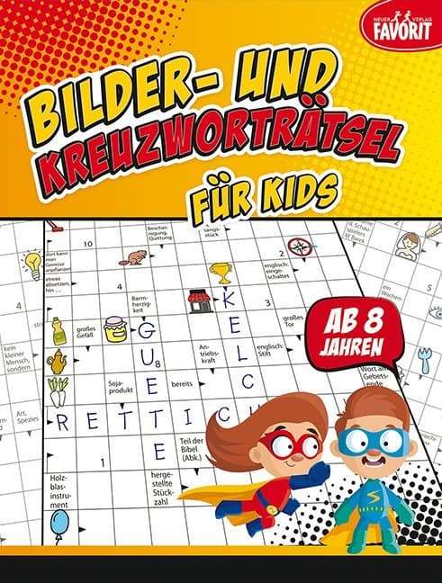 Bilder- und Kreuzworträtsel für Kids