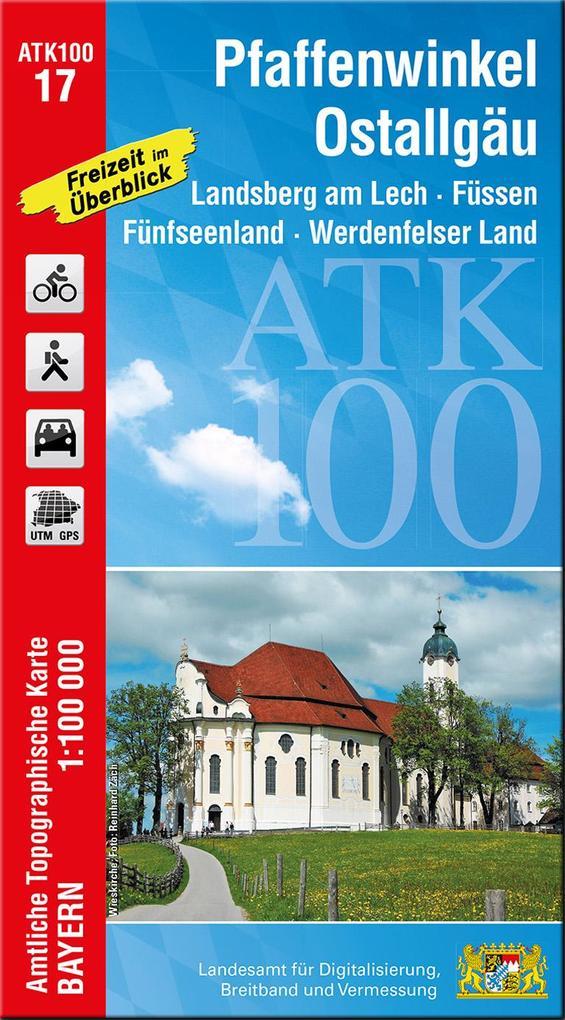 Pfaffenwinkel, Ostallgäu 1 : 100 000