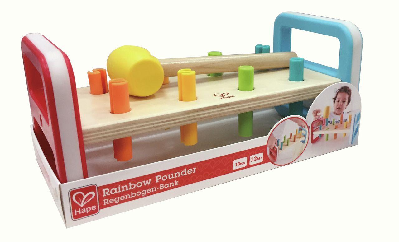 Hape - Regenbogen-Klopfbank