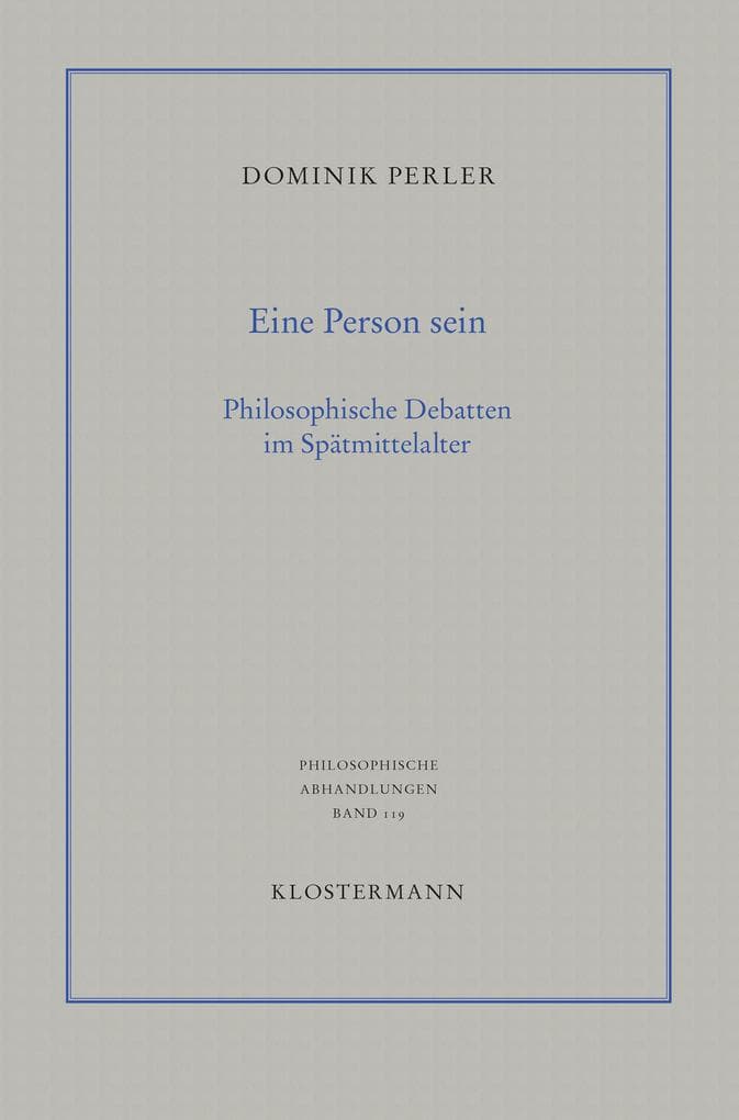 Eine Person sein