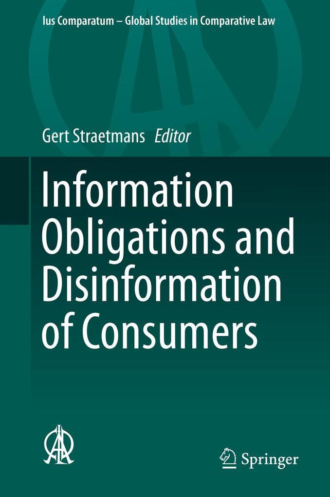 Information Obligations and Disinformation of Consumers