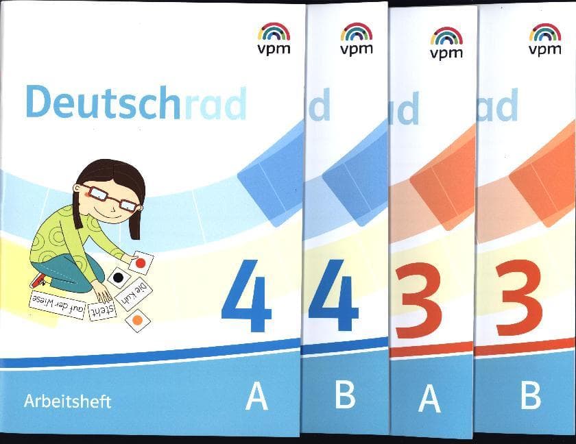 Deutschrad 3/4. Arbeitshefte Paket Klasse 3/4