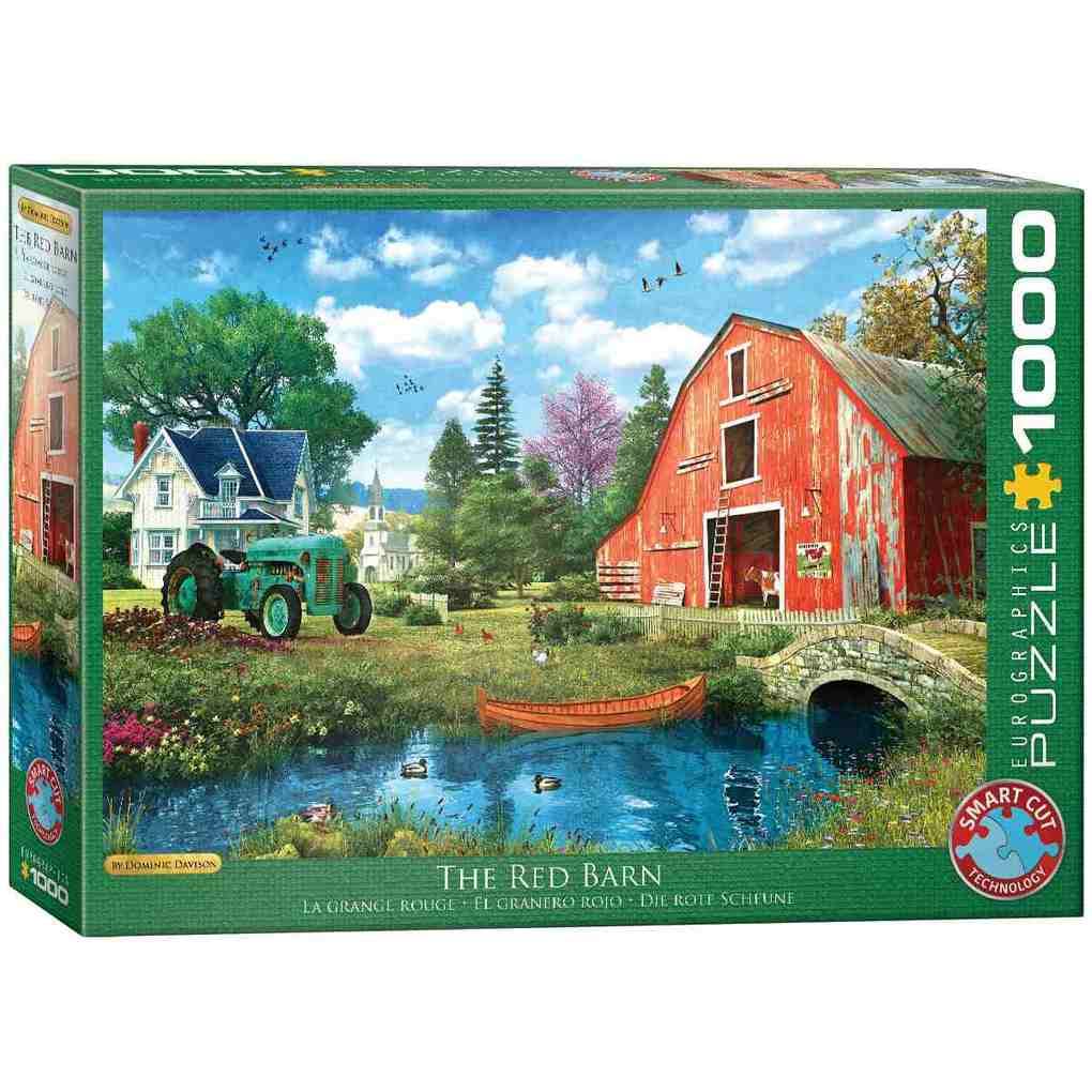 Eurographics 6000-5526 - Die rote Scheune von Dominic Davison, Puzzle, 1.000 Teile