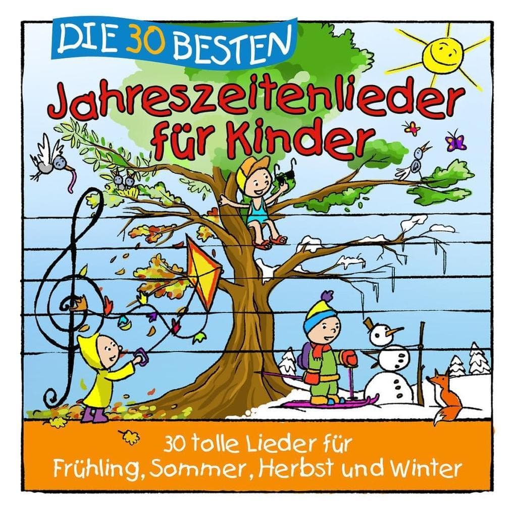 Die 30 besten Jahreszeitenlieder für Kinder