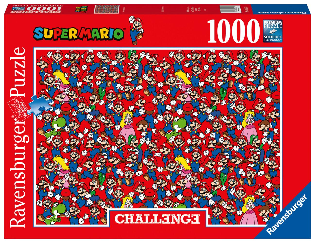 Ravensburger - Challenge Super Mario, 1000 Teile