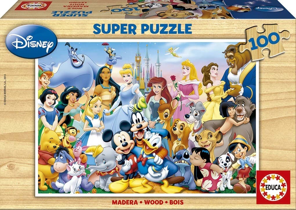 Educa - Die wunderbare Welt von Disney - Puzzle 100 Teile