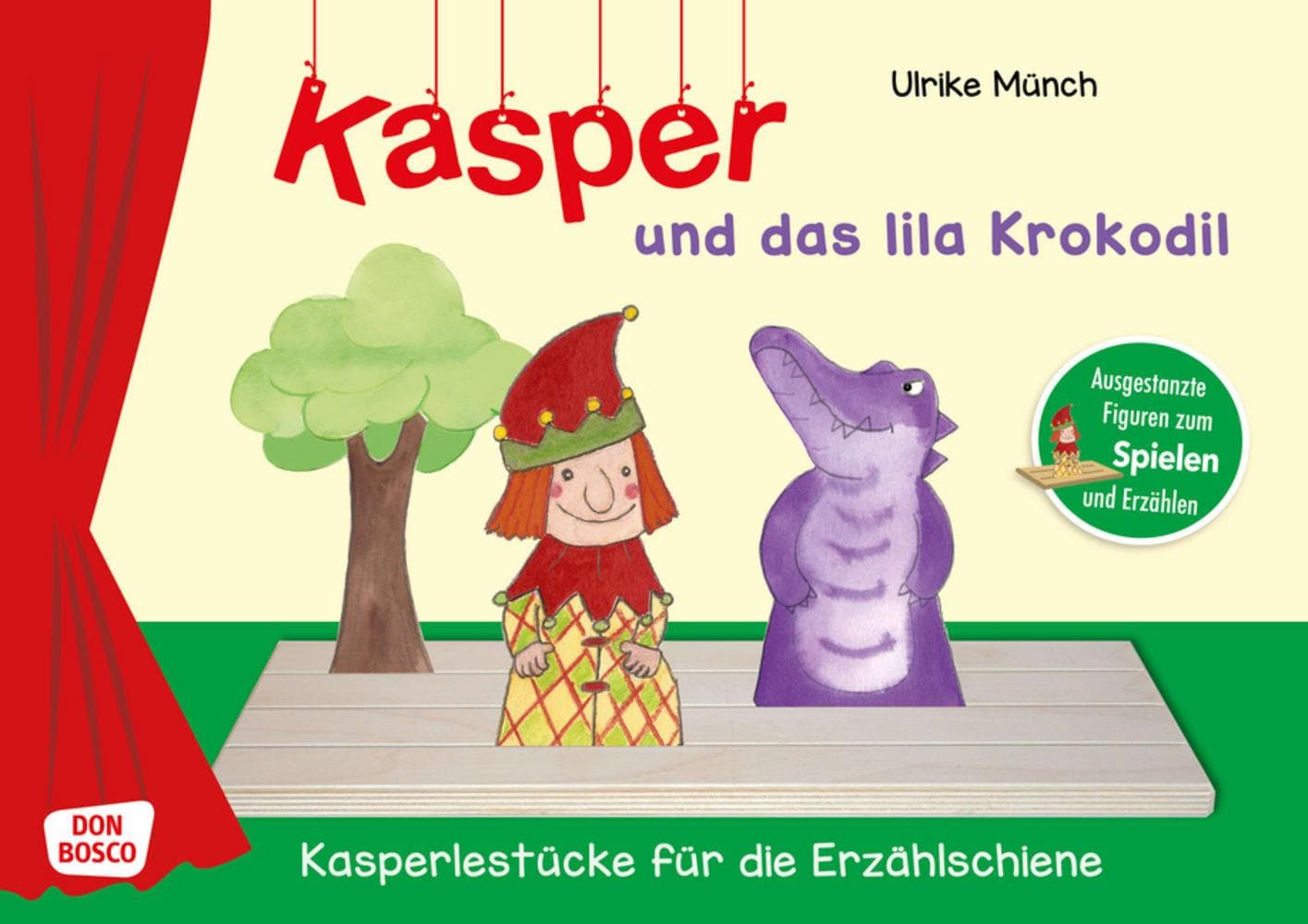 Kasper und das lila Krokodil.