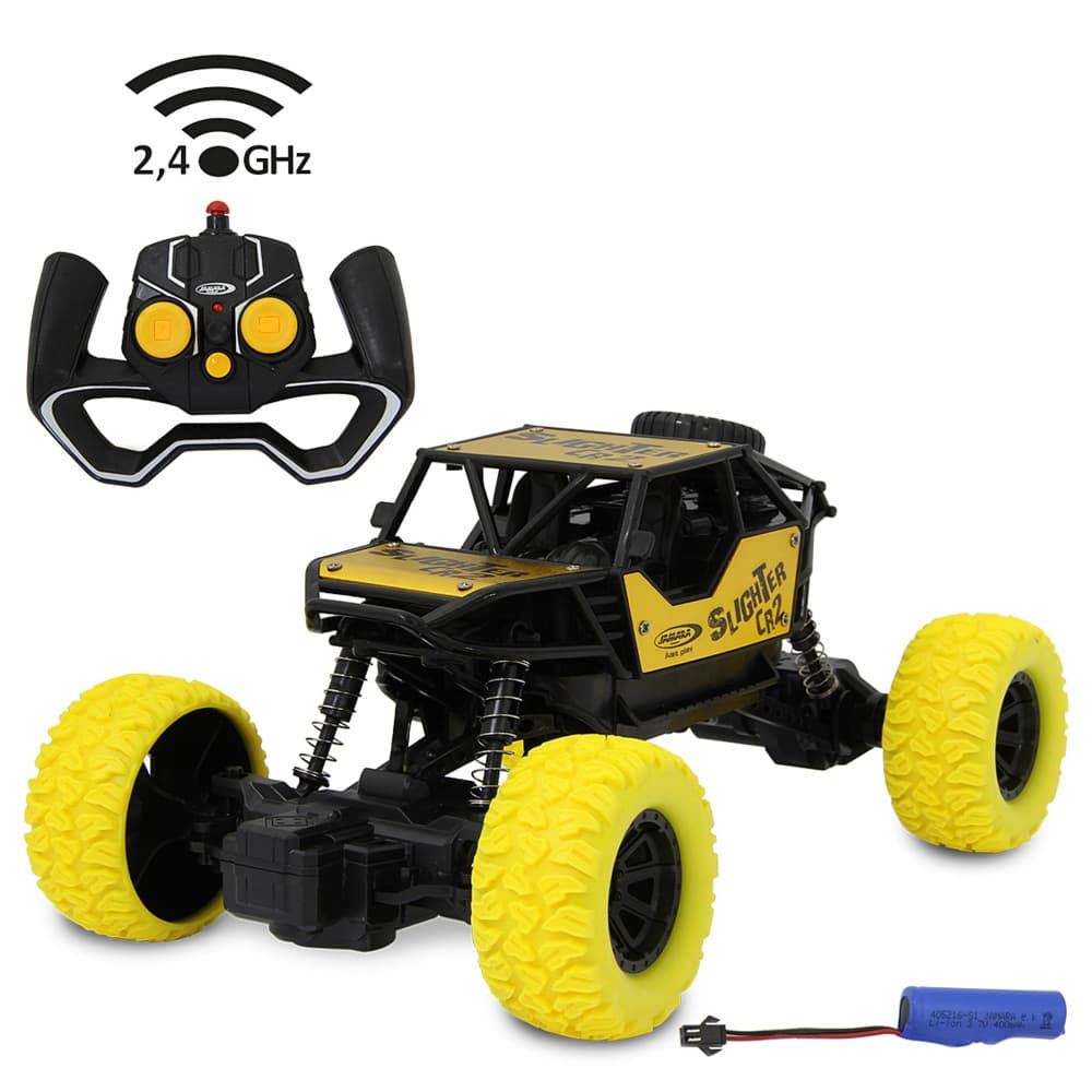 Jamara - Slighter CR2 RC Crawler Diecast gelb 2,4GHz