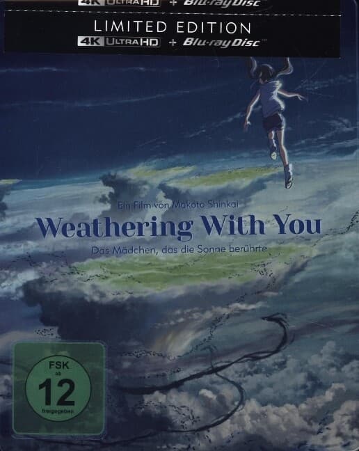 Weathering With You - Das Mädchen, das die Sonne berührte 4K, 2 UHD-Blu-ray (Limited Steelbook Editi