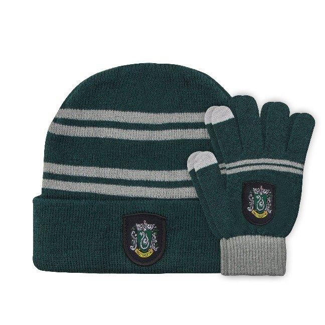 Harry Potter Kids Beanie & Handschuhe Set Slytherin