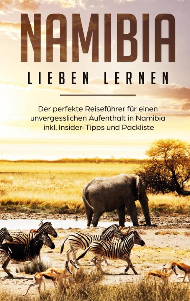 Namibia lieben lernen: Der perfekte Reiseführer für einen unvergesslichen Aufenthalt in Namibia inkl. Insider-Tipps und Packliste