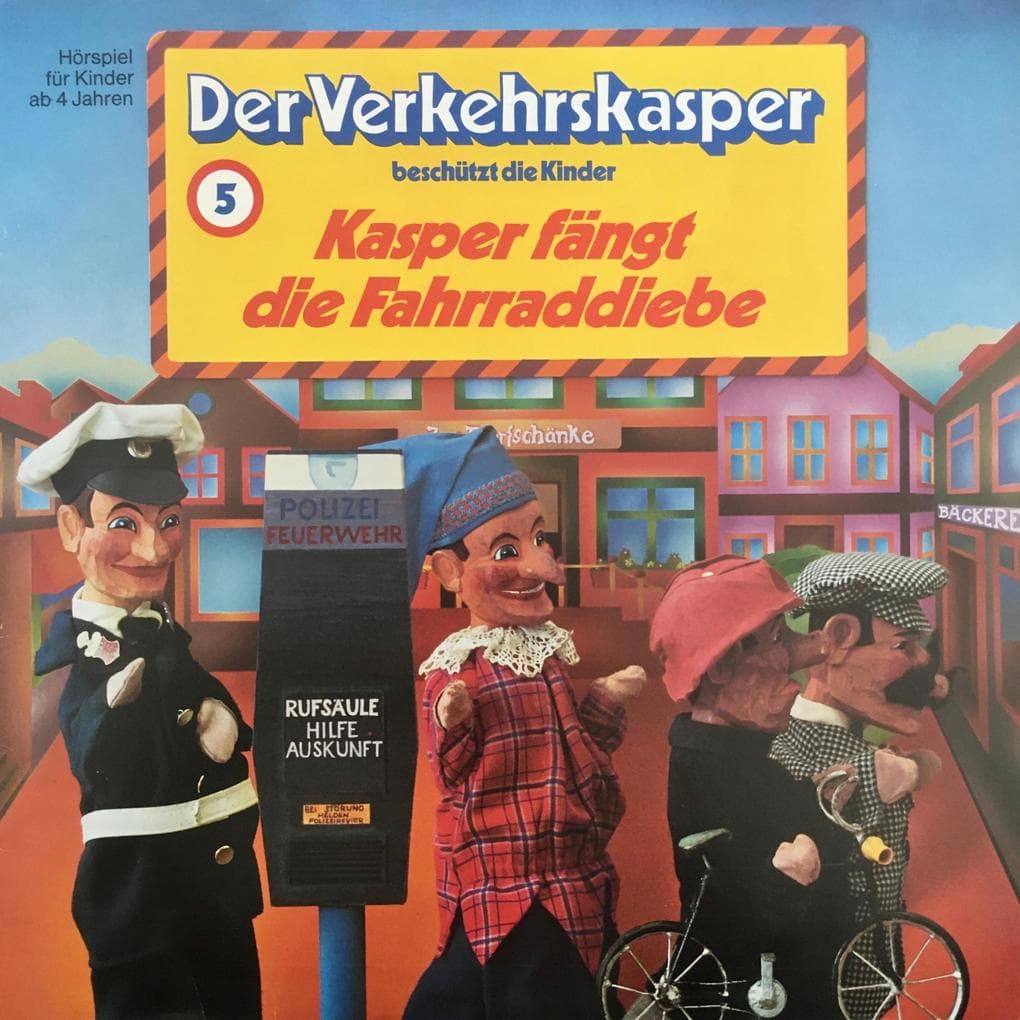 Kasper fängt die Fahrraddiebe