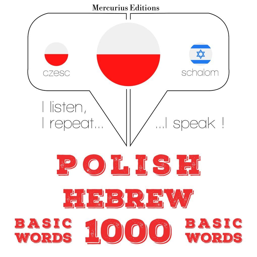 Polski - hebrajskie: 1000 podstawowych sów