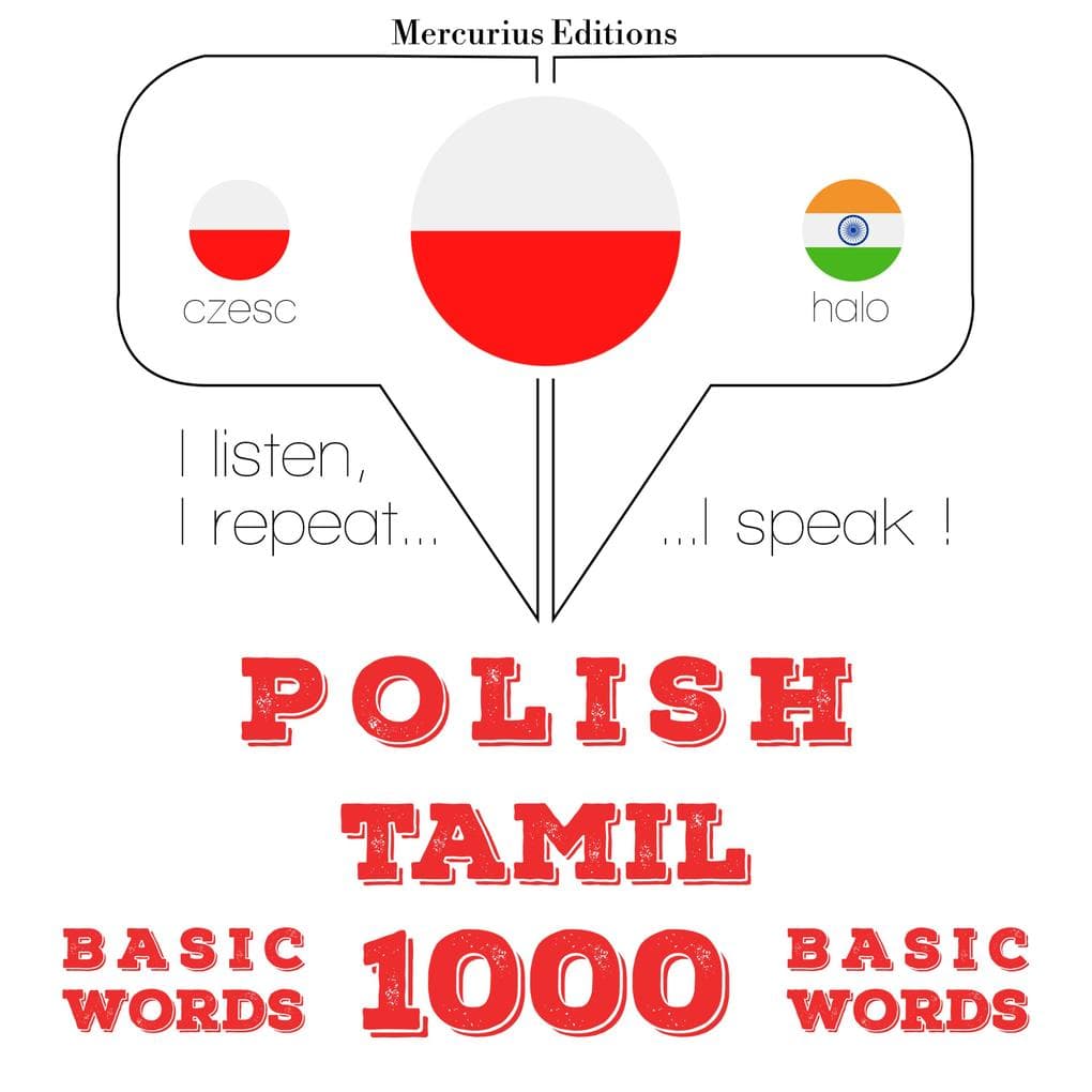 Polski - Tamil: 1000 podstawowych sów