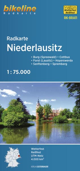 Radkarte Niederlausitz 1:75.000 (RK-BRA11)