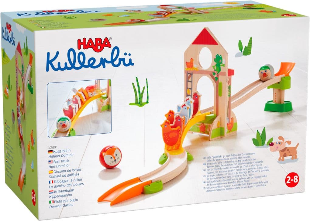 HABA - Kullerbü - Kugelbahn Hühner-Domino