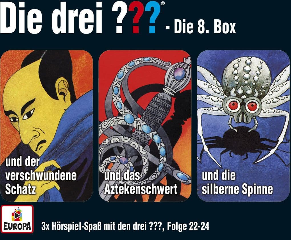 Die drei ??? Box 08. Folgen 22-24 (drei Fragezeichen) 3 CDs