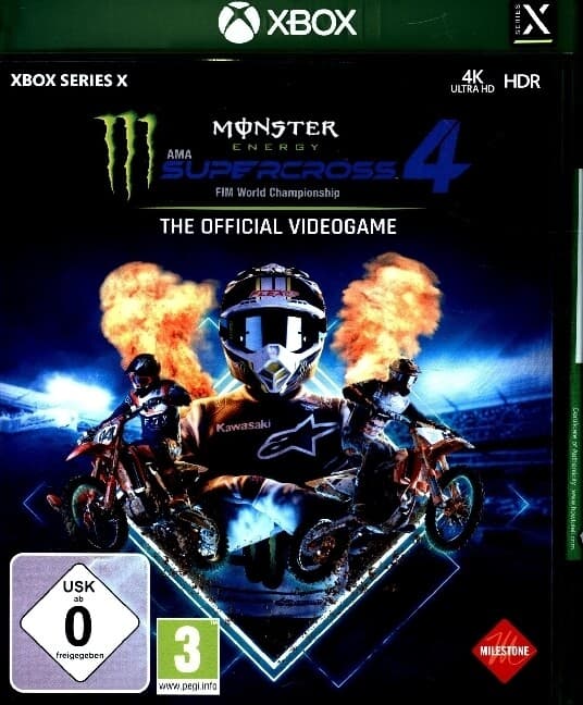 Monster Energy Supercross - The Official Videogame 4 (MS XBox Series X XSRX)