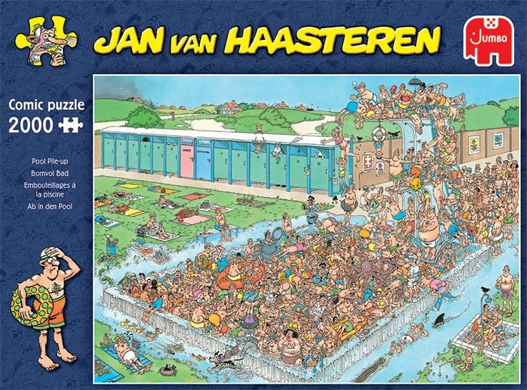 Jumbo Spiele - Jan van Haasteren - Ab in den Pool, 2000 Teile