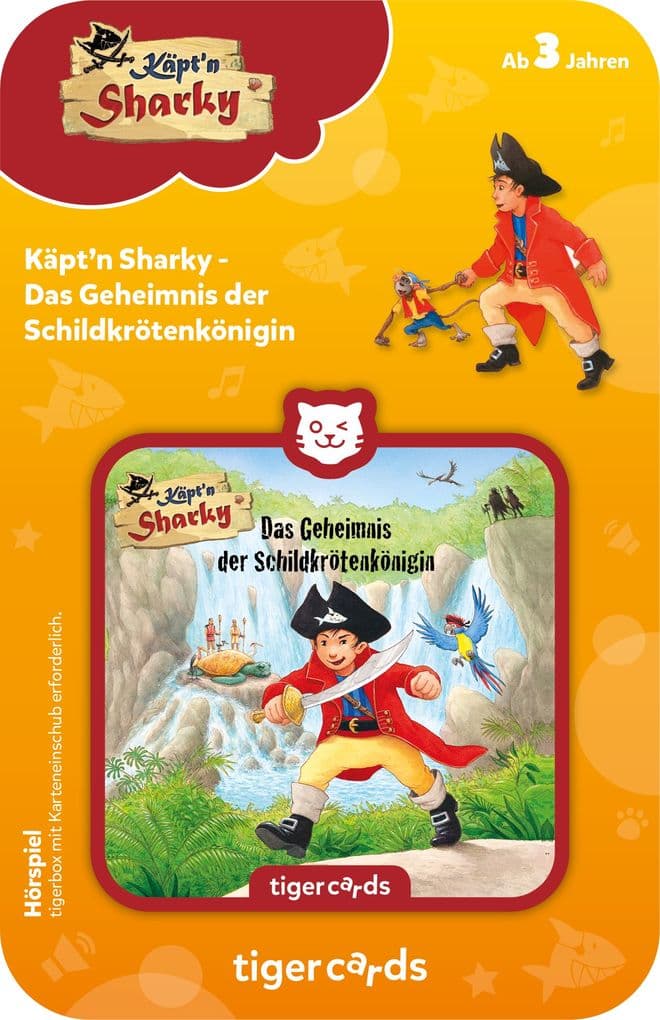 tigercard - Käpt'n Sharky - Das Geheimnis der Schildkrötenkönigin