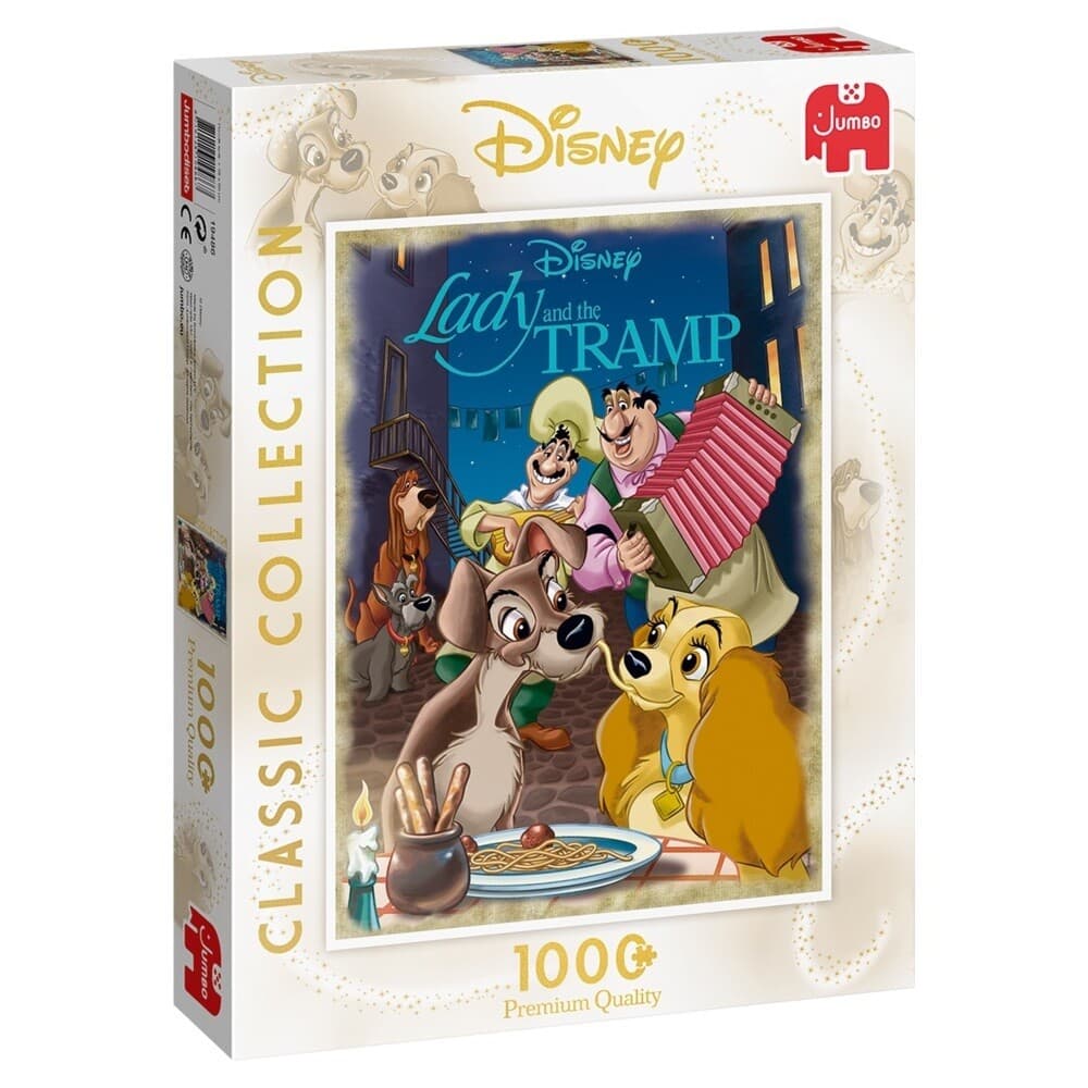 Jumbo Spiele - Disney Classic Collection Susi & Strolch, 1000 Teile