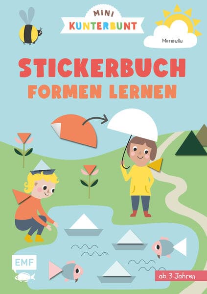 Mini Kunterbunt  Mein erstes Formen-Stickerbuch für Kinder ab 3 Jahren