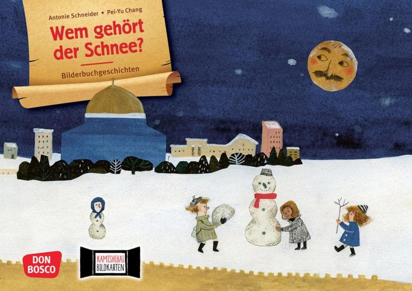 Wem gehört der Schnee? Kamishibai Bildkartenset