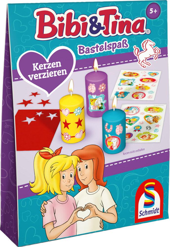 Bibi & Tina, Bastelspaß, Kerzen verzieren