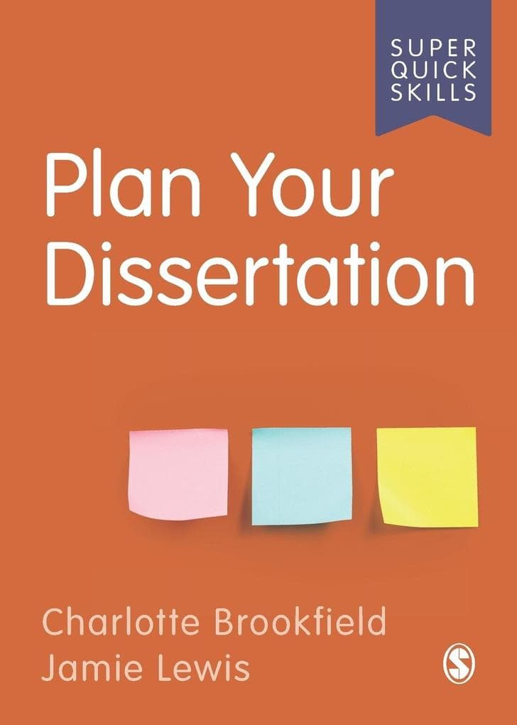 Plan Your Dissertation