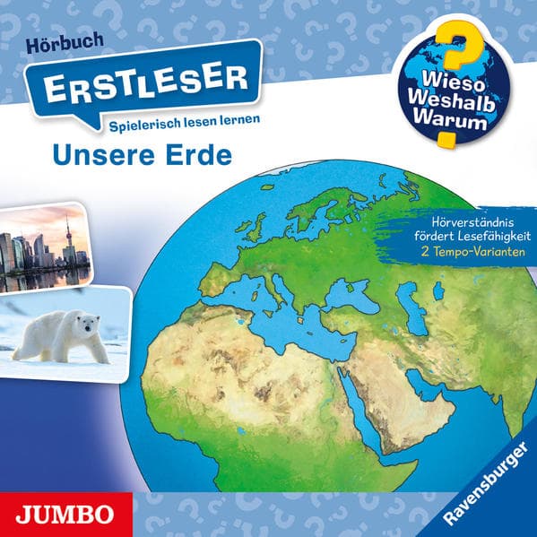 Wieso? Weshalb? Warum? Erstleser. Unsere Erde, 1 Audio-CD