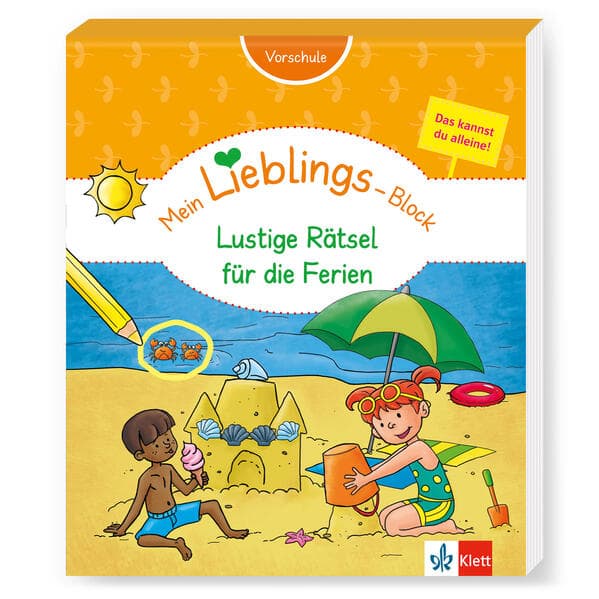 Klett Mein Lieblings-Block Lustige Rätsel für die Ferien