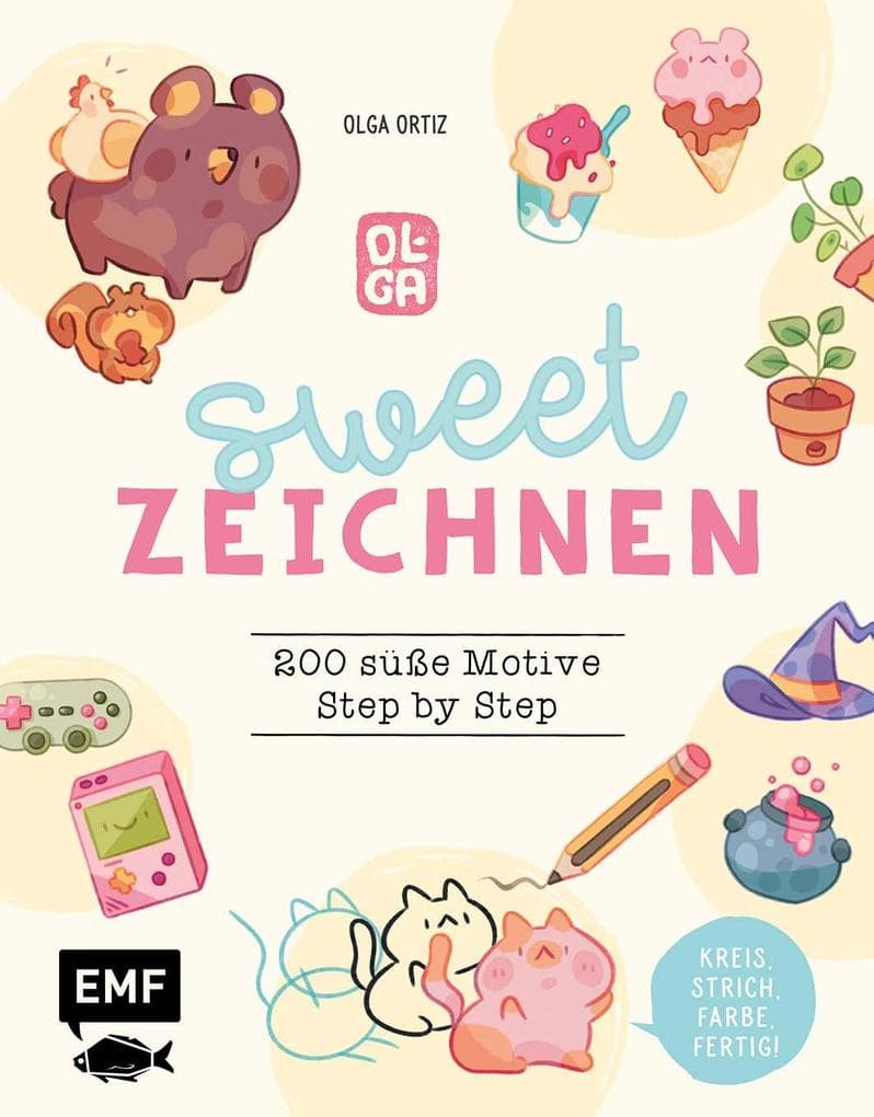 Sweet zeichnen - 200 süße Motive von Instagram-Artist olguioo