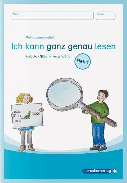 Mein Lupenleseheft 1 - Ich kann ganz genau lesen -