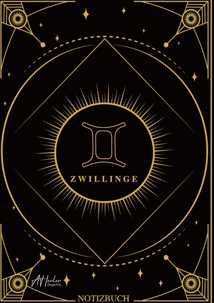 Edles Notizbuch Sternzeichen Zwillinge | Designed by Alfred Herler