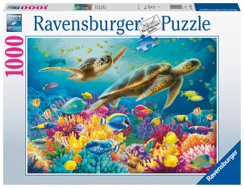 Ravensburger - Blaue Unterwasserwelt, 1000 Teile