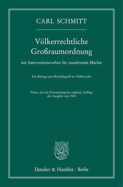 Völkerrechtliche Großraumordnung