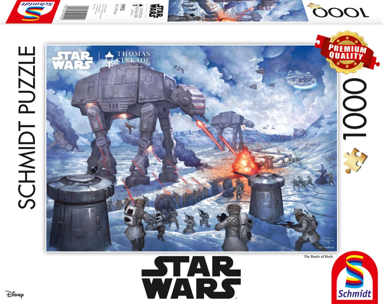 Schmidt Spiele - Lucas Film, Star Wars, The Battle of Hoth, 1000 Teile