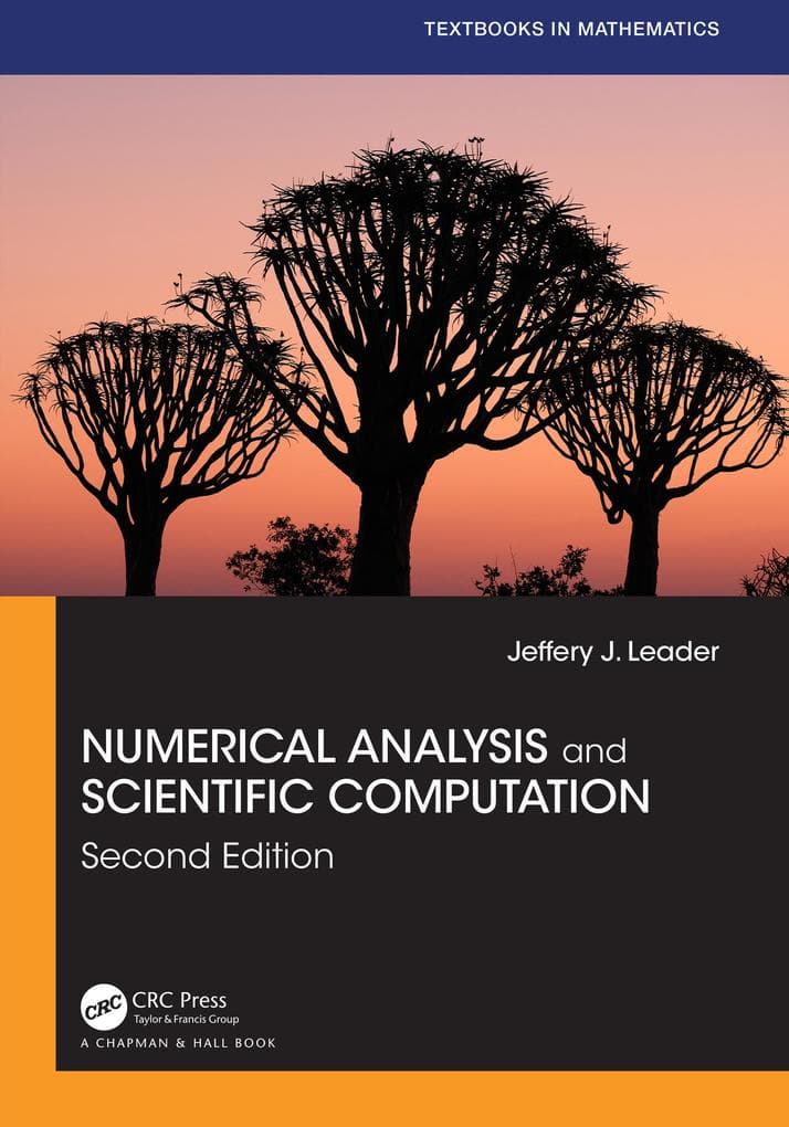 Numerical Analysis and Scientific Computation