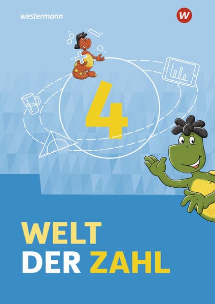 Welt der Zahl 4. Schulbuch. Allgemeine Ausgabe