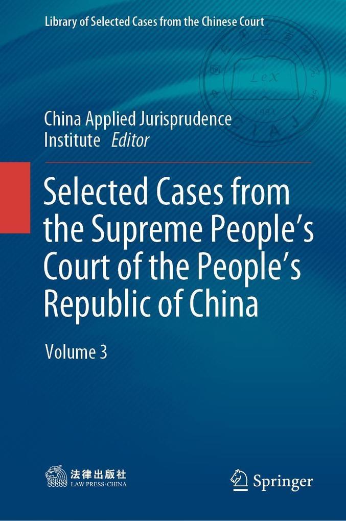 Selected Cases from the Supreme People's Court of the People's Republic of China