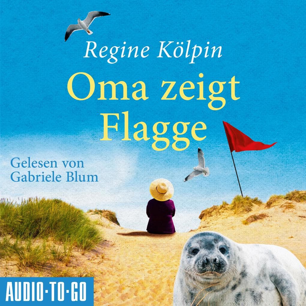 Oma zeigt Flagge