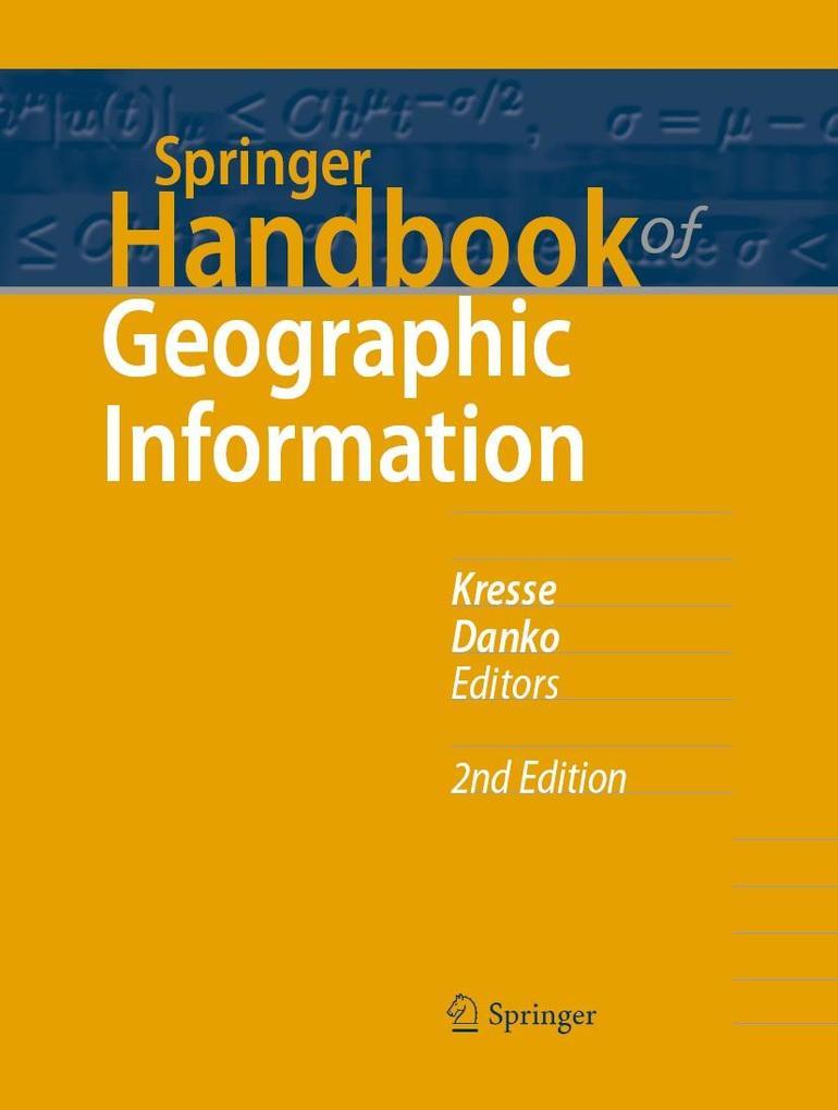 Springer Handbook of Geographic Information