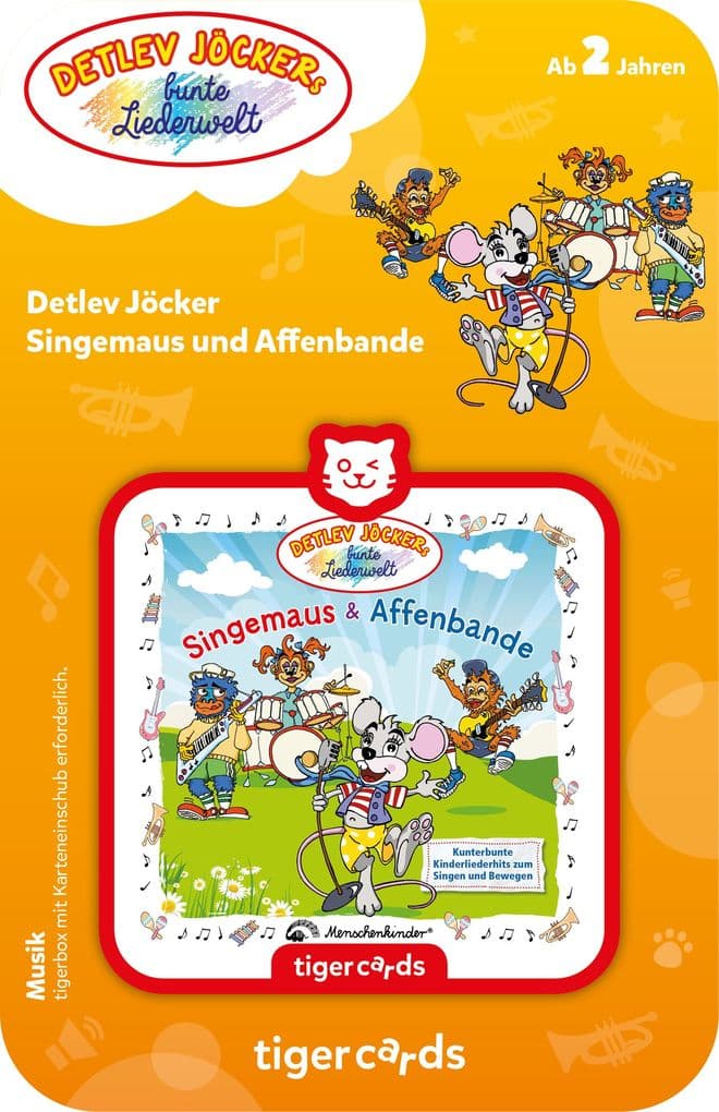 Tiger Media - Tigercards - Detlev Jöcker - Singemaus und Affenbande