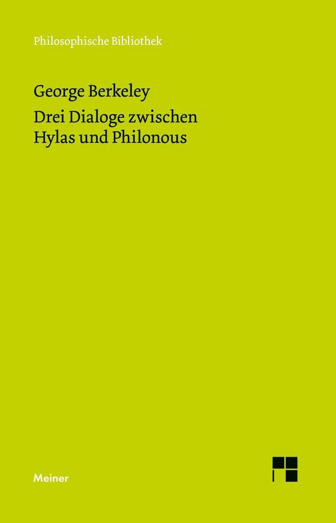 Drei Dialoge zwischen Hylas und Philonous