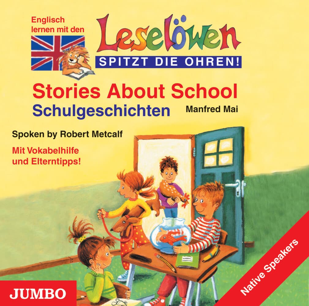 Englisch Lernen mit den Leselöwen-Schulgeschichten, 1 MP3-CD