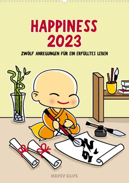 Happiness 2023 (Wandkalender 2023 DIN A2 hoch)