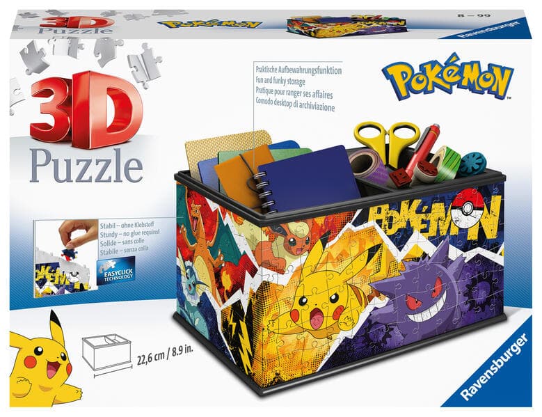 Ravensburger - Aufbewahrungsbox Pokémon, 216 Teile